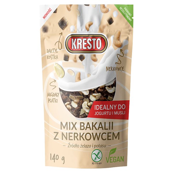 KRESTO Mix bakalii z nerkowcem 140 g