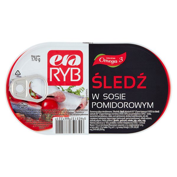 Era Ryb Śledź w sosie pomidorowym 170 g