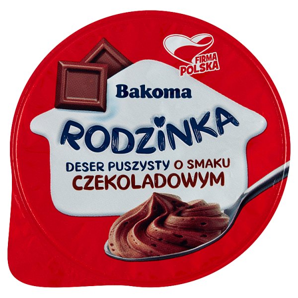 Bakoma Rodzinka Deser puszysty o smaku czekoladowym 65 g