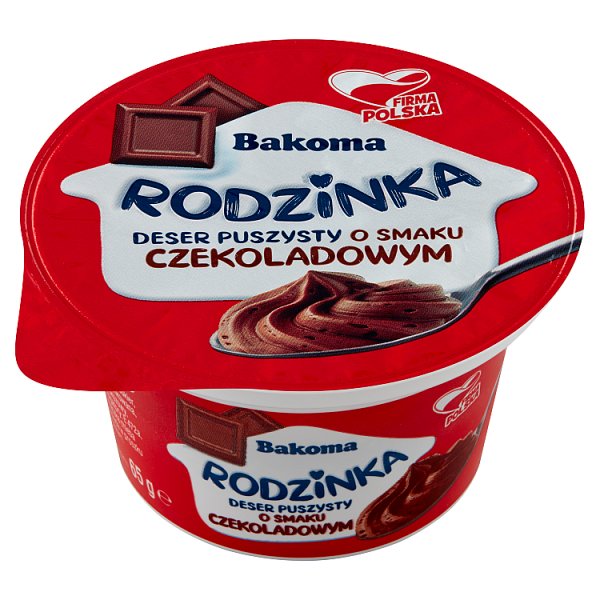 Bakoma Rodzinka Deser puszysty o smaku czekoladowym 65 g