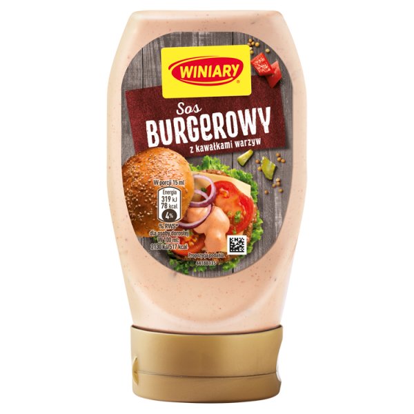 Winiary Sos burgerowy z kawałkami warzyw 300 ml