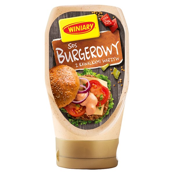 Winiary Sos burgerowy z kawałkami warzyw 300 ml