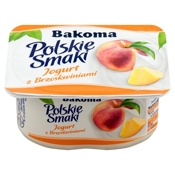 Bakoma Polskie Smaki Jogurt z brzoskwiniami 120 g