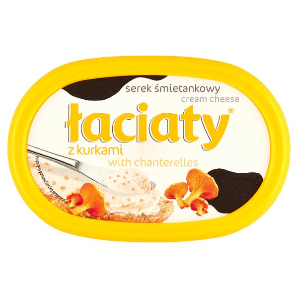 Łaciaty Serek śmietankowy z kurkami 135 g