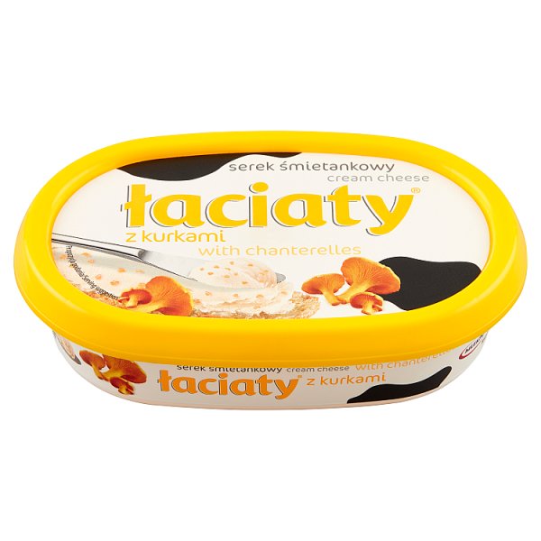 Łaciaty Serek śmietankowy z kurkami 135 g