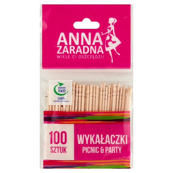 Anna Zaradna Picnic &amp; Party Wykałaczki 100 sztuk