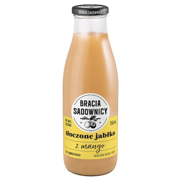 Bracia Sadownicy Sok tłoczone jabłko z mango 750 ml