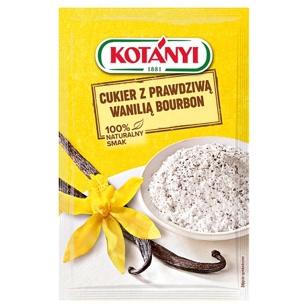 Kotányi Cukier z prawdziwą wanilią Bourbon 10 g