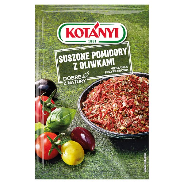 Kotányi Mieszanka przyprawowa suszone pomidory z oliwkami 22 g