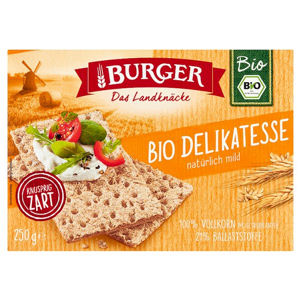 Burger Pieczywo chrupkie żytnie razowe bio 250 g