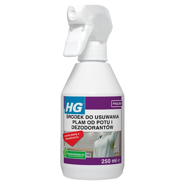 HG Środek do usuwania plam od potu i dezodorantów 250 ml