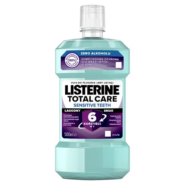 Listerine Total Care Sensitive Płyn do płukania jamy ustnej 500 ml