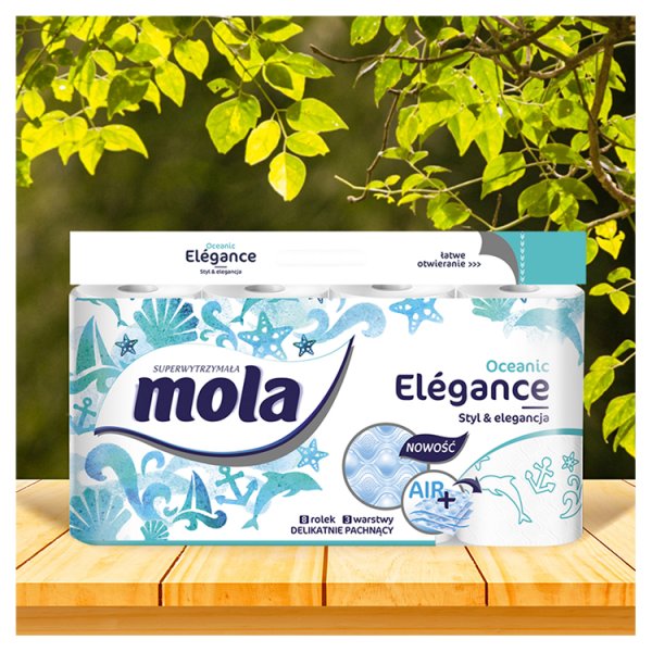 Mola Elégance Oceanic Papier toaletowy 8 rolek