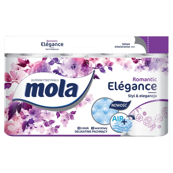 Mola Elégance Romantic Papier toaletowy 8 rolek