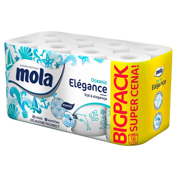 Mola Elégance Oceanic Papier toaletowy 16 rolek