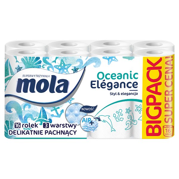 Mola Elégance Oceanic Papier toaletowy 16 rolek