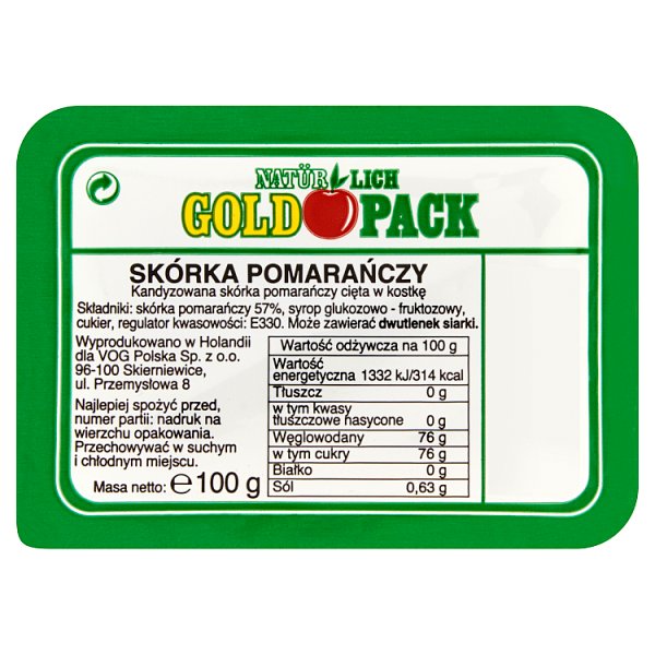 Natürlich Goldpack Skórka pomarańczy 100 g