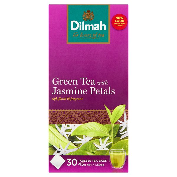 Dilmah Zielona herbata z kwiatami jaśminu 45 g (30 x 1,5 g)