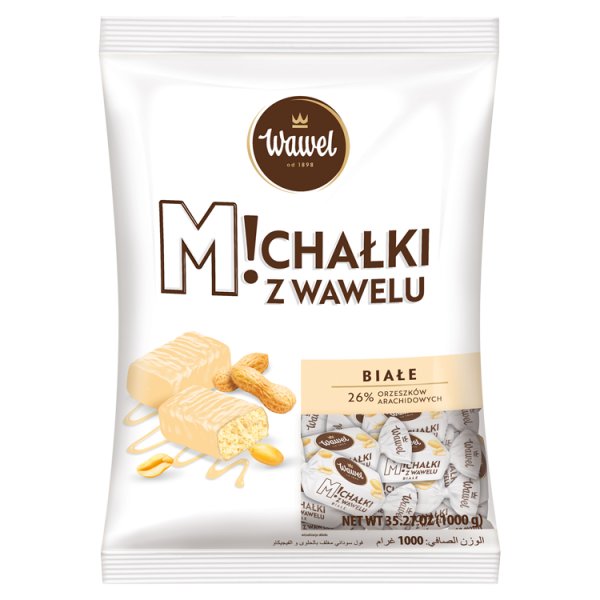 Wawel Michałki z Wawelu Cukierki białe 1000 g