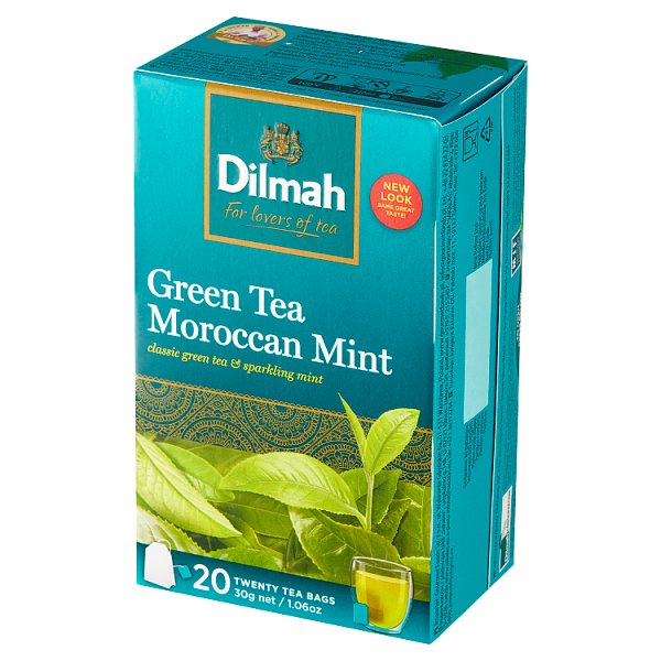 Dilmah Zielona herbata z liśćmi mięty 30 g (20 x 1,5 g)