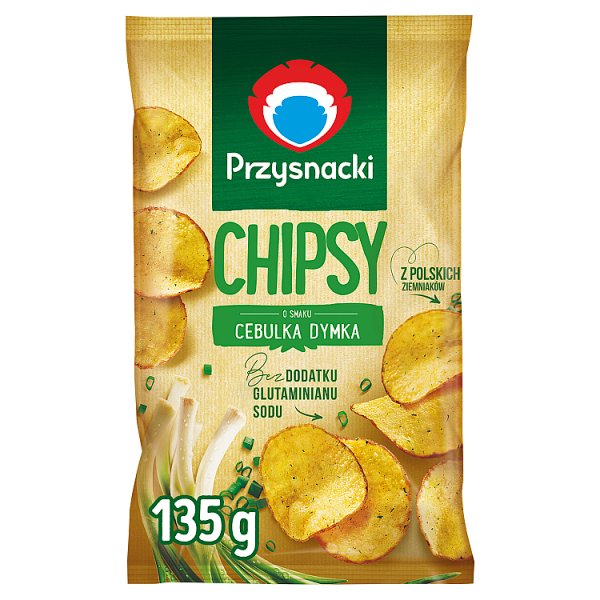 Przysnacki Chipsy o smaku cebulka dymka 135 g