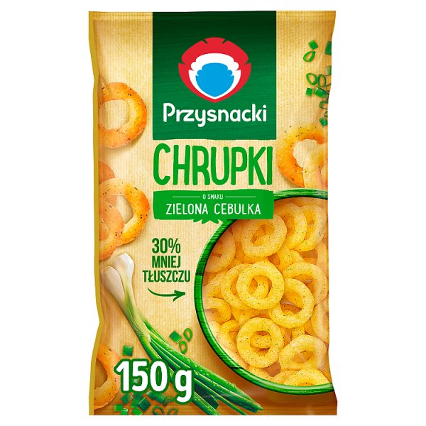 Przysnacki Chrupki o smaku zielona cebulka 150 g