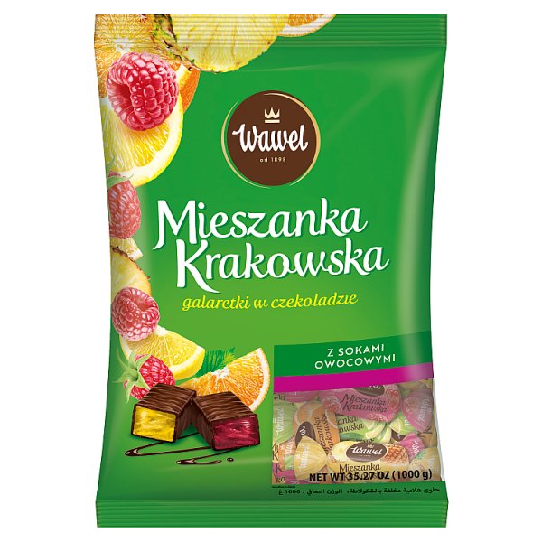 Wawel Mieszanka Krakowska Galaretki w czekoladzie 1000 g