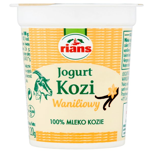 Rians Jogurt kozi waniliowy 120 g