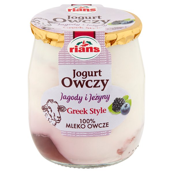 Rians Jogurt owczy jagody i jeżyny 115 g