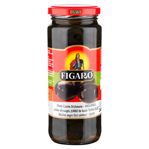 Figaro Oliwki czarne królewskie drylowane 340 g