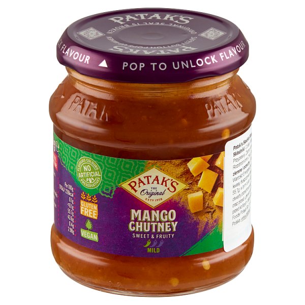 Patak&#039;s Słodkie mango chutney 340 g