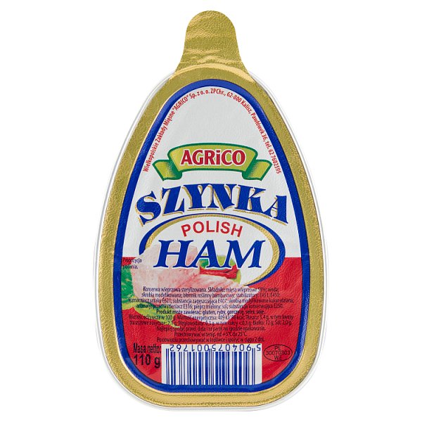 Agrico Polish Ham Szynka 110 g