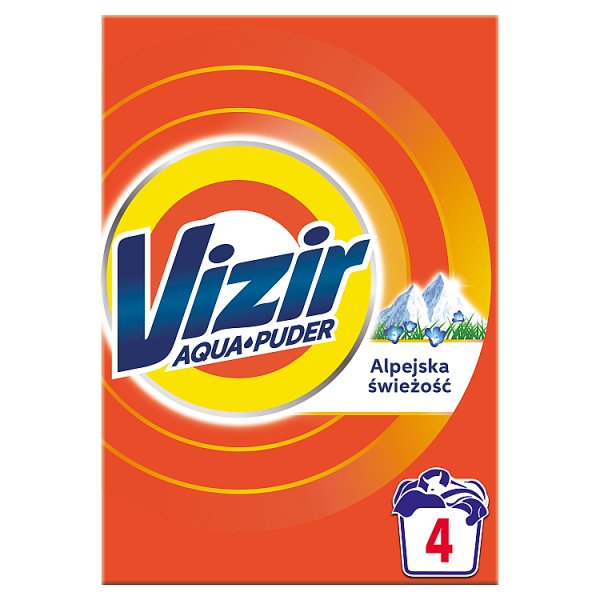 Vizir Alpine Fresh, Proszek do prania Aqua Powder, 4 prań