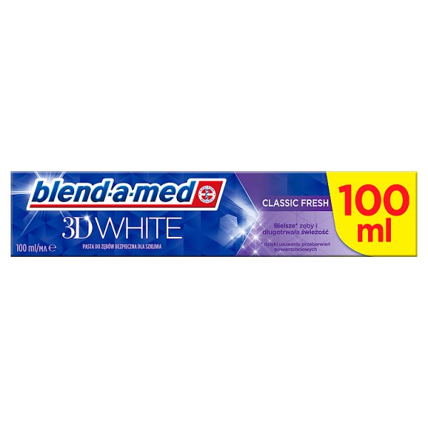 Blend-a-med 3D White Classic Fresh Pasta do zębów 100 ml