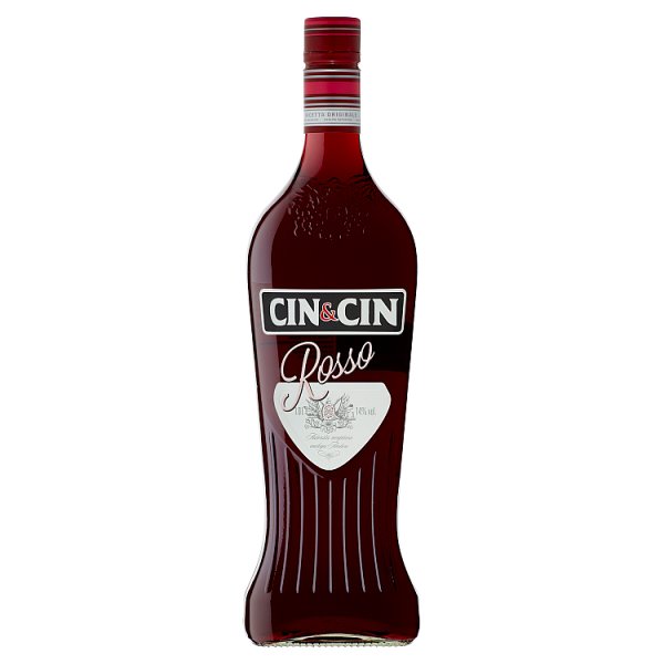 Cin&amp;Cin Rosso Aromatyzowane wino czerwone słodkie 1 l