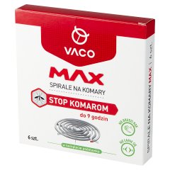 Vaco Max Spirale na komary 6 sztuk