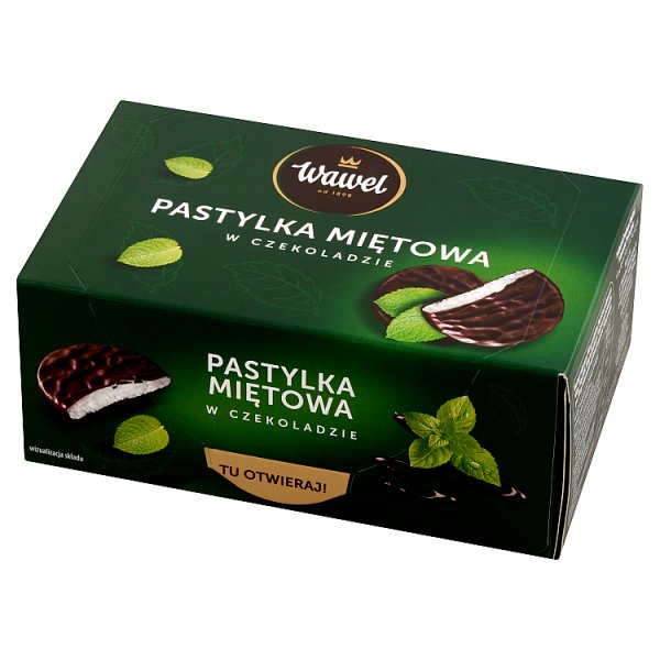 Wawel Pastylka miętowa w czekoladzie 210 g