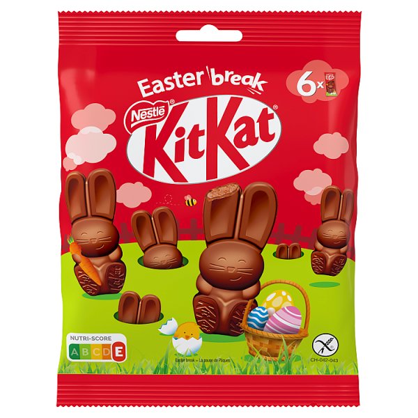 KitKat Baton z czekolady mlecznej 66 g (6 x 11 g)