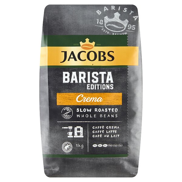 Jacobs Barista Editions Crema Kawa ziarnista palona 1 kg