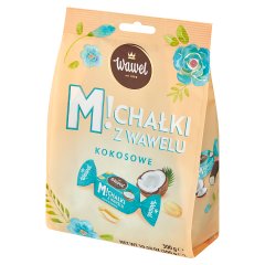 Wawel Michałki z Wawelu Cukierki w czekoladzie kokosowe 300 g