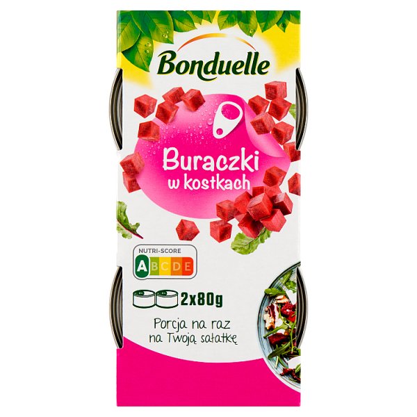 Bonduelle Buraczki w kostkach 160 g (2 x 80 g)