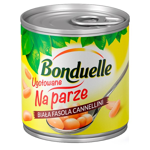 Bonduelle Ugotowane na parze Biała fasola Cannellini 175 g