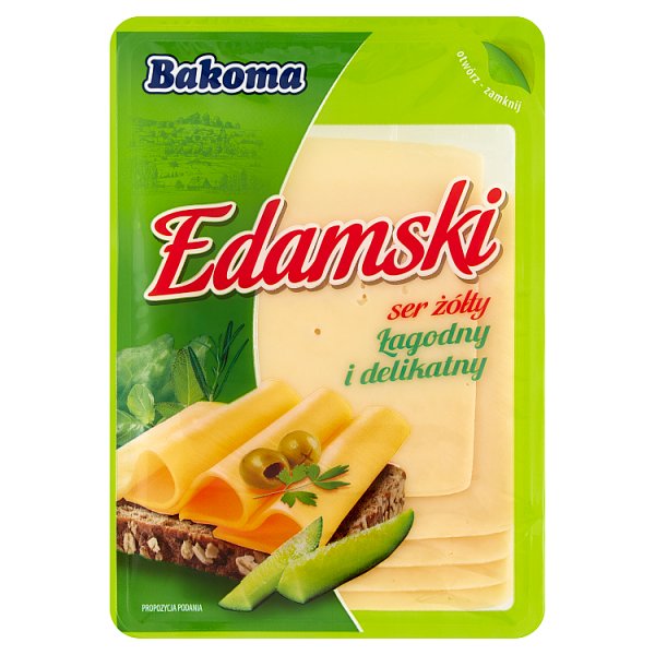 Bakoma Ser żółty edamski 135 g