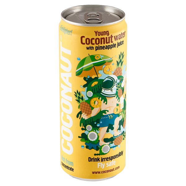 Coconaut Woda kokosowa z młodego kokosa z sokiem ananasowym 320 ml
