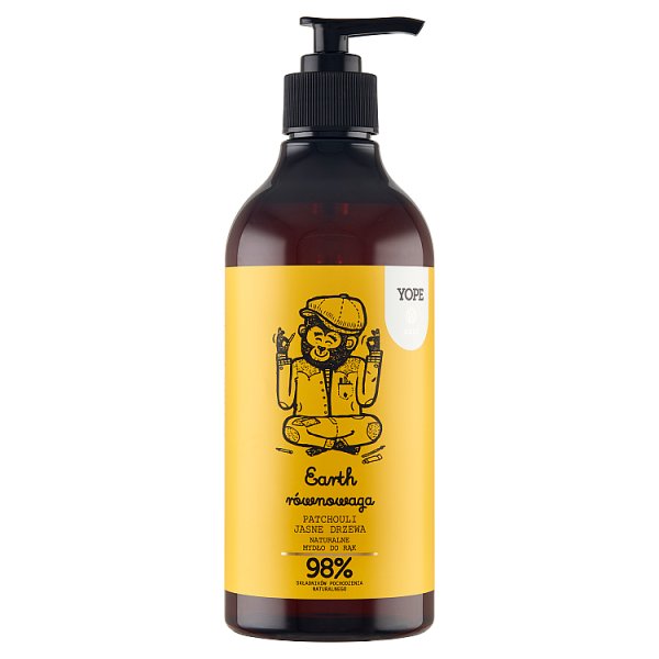 YOPE Soul Naturalne mydło do rąk Earth równowaga 500 ml