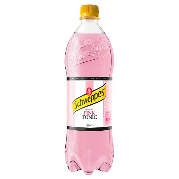 Schweppes Pink Tonic Napój gazowany 0,85 l