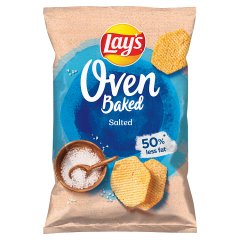 Lay's Oven Baked Pieczone formowane chipsy ziemniaczane solone 125 g