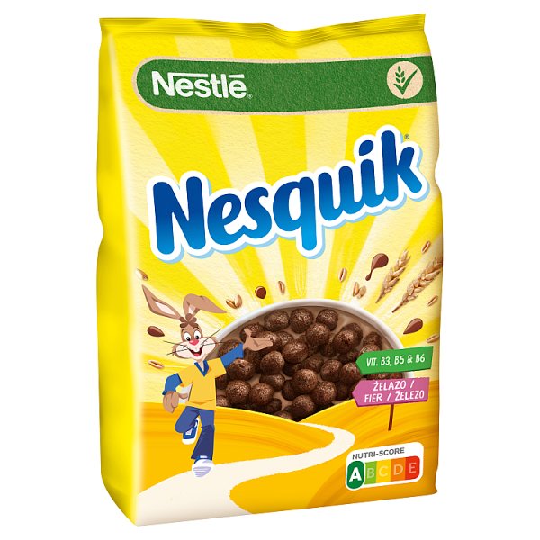 Nestlé Nesquik Zbożowe kuleczki o smaku czekoladowym 500 g