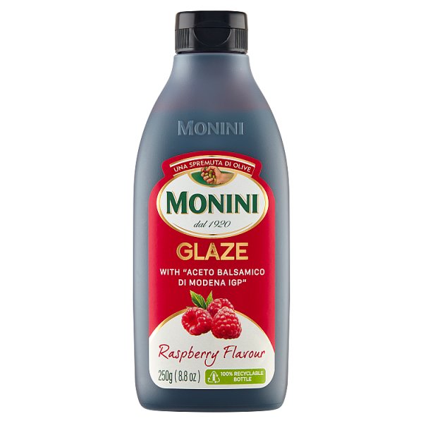 Monini Krem na bazie octu balsamicznego z Modeny o smaku malin 250 g