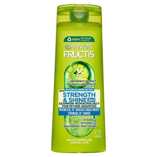 Garnier Fructis Strength &amp; Shine 2in1 Szampon wzmacniający 400 ml